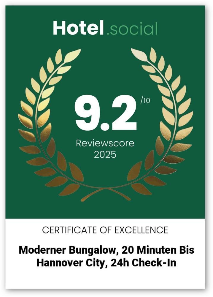Moderner Bungalow, 20 Minuten Bis Hannover City, 24h Check-in Garbsen